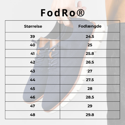 FodRo® | Ultra-komfortable Ortopædiske Sko